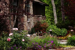 Mountain Air, Traditional Mountain Garden Landscape