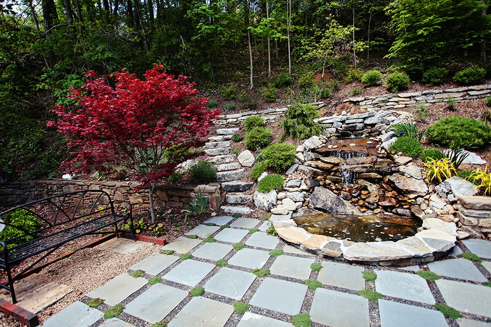 North Asheville Landscape Design By, Living Waters Landscaping Asheville